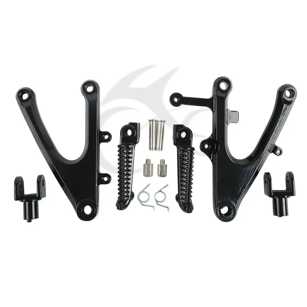 Мотоцикл передний Райдер подножка подножки Кронштейн Набор для YAMAHA YZF R1 2004 2006