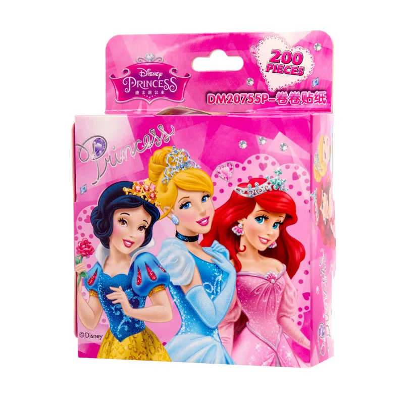 Princess Дисней, Микки, Холодное сердце, Эльза, Анна, съемная наклейка, принцесса, скрапбукинг, для декора компьютера, блокнота, мультяшная игрушка, наклейка s 200 шт - Цвет: Princess