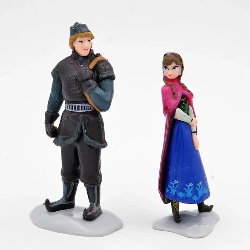 Disney коллекция Холодное сердце 6 шт./компл. принцесса Анна Эльза Кристофер снег