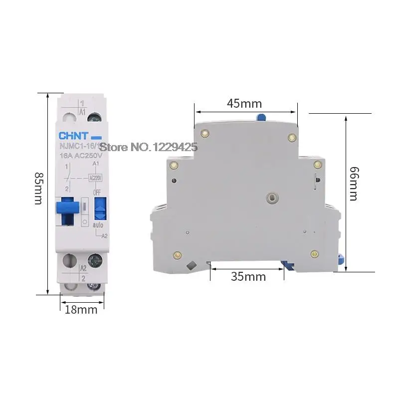 Импульсное реле CHNT NJMC1-16/1P 2P DC24V AC220V 16A | Обустройство дома