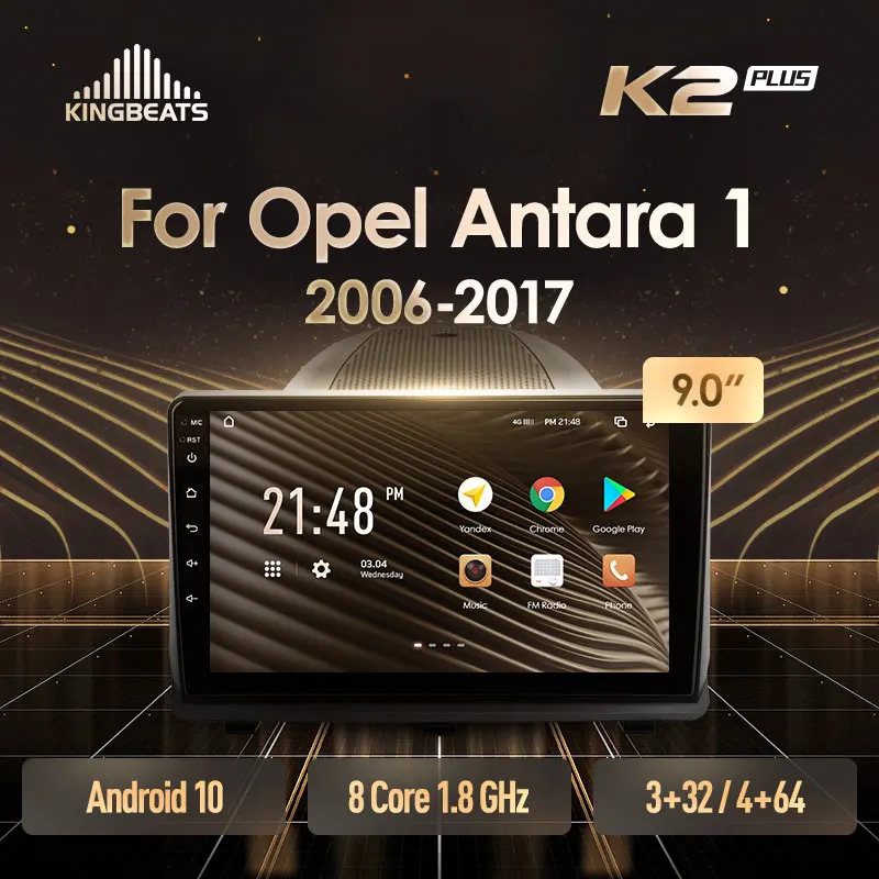 KingBeats штатное головное устройство For Opel Antara 1 2006 2017 GPS Android 10 автомагнитола на