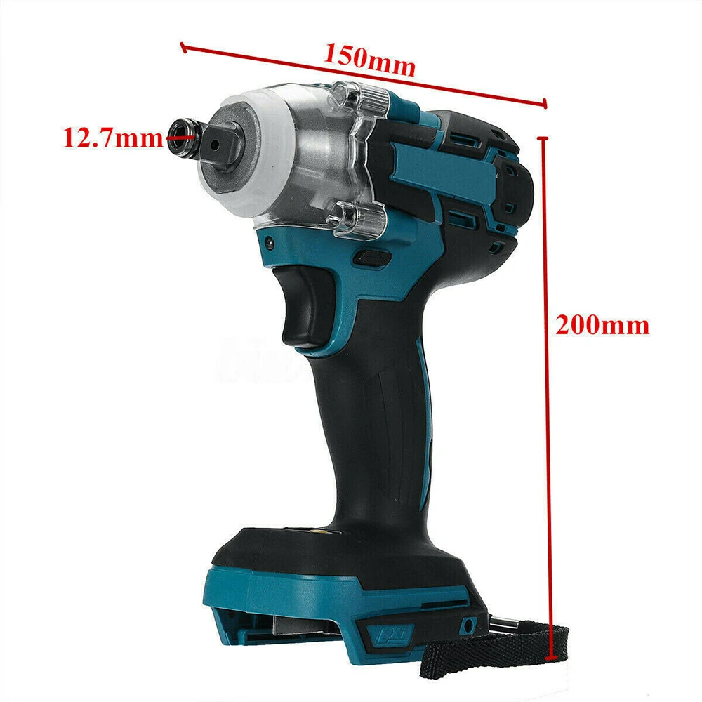 18V бесщеточный Электрический ударный гайковерт комплект гнезд удара с большим