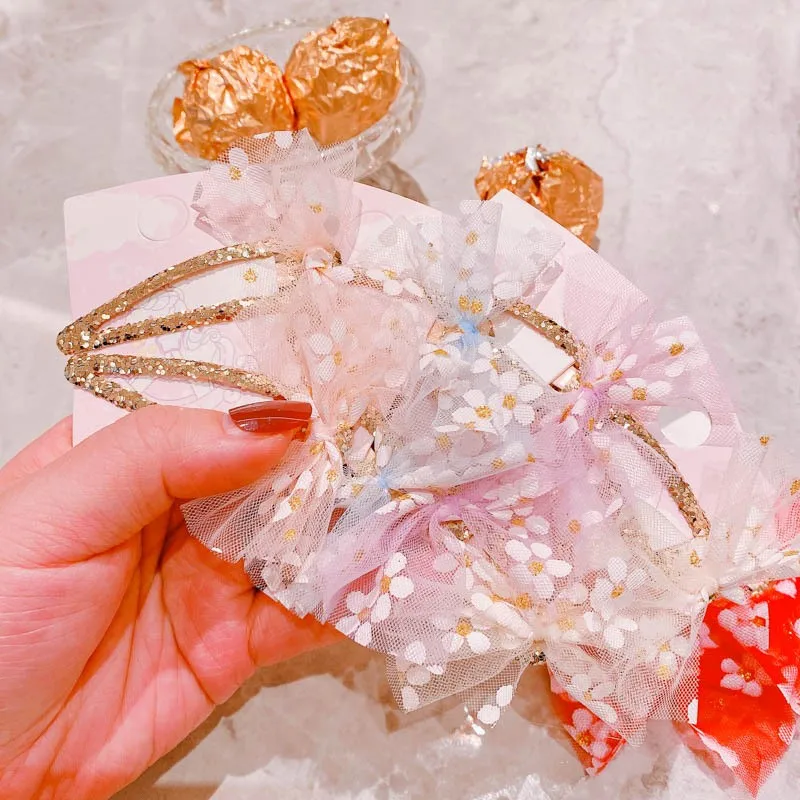 1meters/lot Cherry Blossom Mesh Fabric Flower Printed Tulle Girls Clothes Women Dress Material Wedding Party Sewing Supplies | Дом и сад