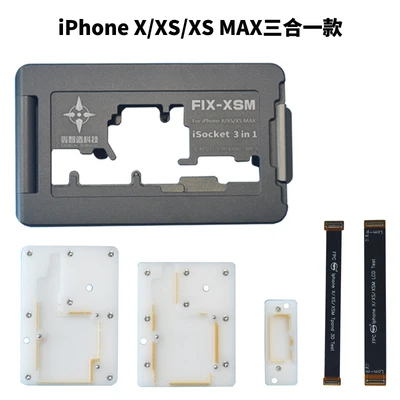 x-xsmax tester EASYFIX la test 3 в 1 двойной тестер материнской платы для iphone x xs xsmax материнская плата тестовая арматура двухслойная Материнская плата Тест er - Цвет: x-xsmax tester