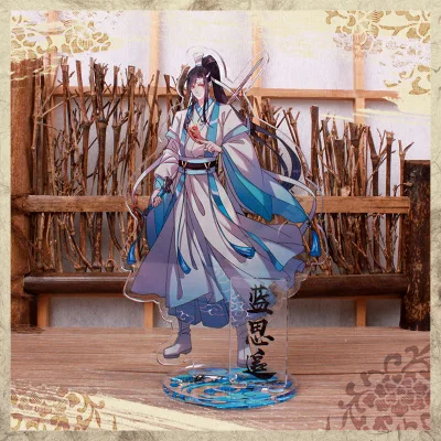 19 Аниме Grandmaster of Demonic Cultivation брелок Lan Wangji Wei Wuxian Jiang Cheng Jin Ling Милый Забавный мультяшный акриловый брелок - Цвет: 19