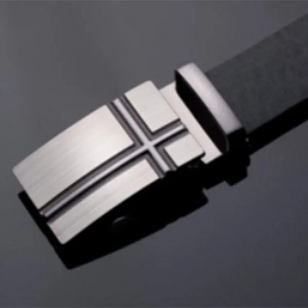 E Style 5 Best YBT Men Belt Imitation leather Alloy Automatic buckle Belt Business affairs Simple Fashion Casual Hot Selling Belt - Цвет: E Style 5