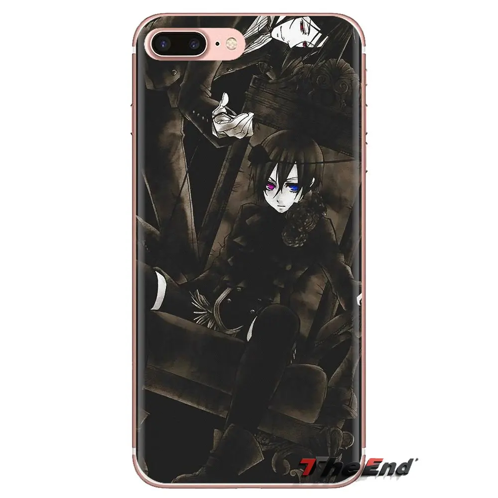 For Samsung Galaxy A3 A5 A7 A9 A8 Star A6 Plus 2018 2015 2016 2017 Silicone Phone Shell Cover JP Anime Black Butler Kuroshitsuji |