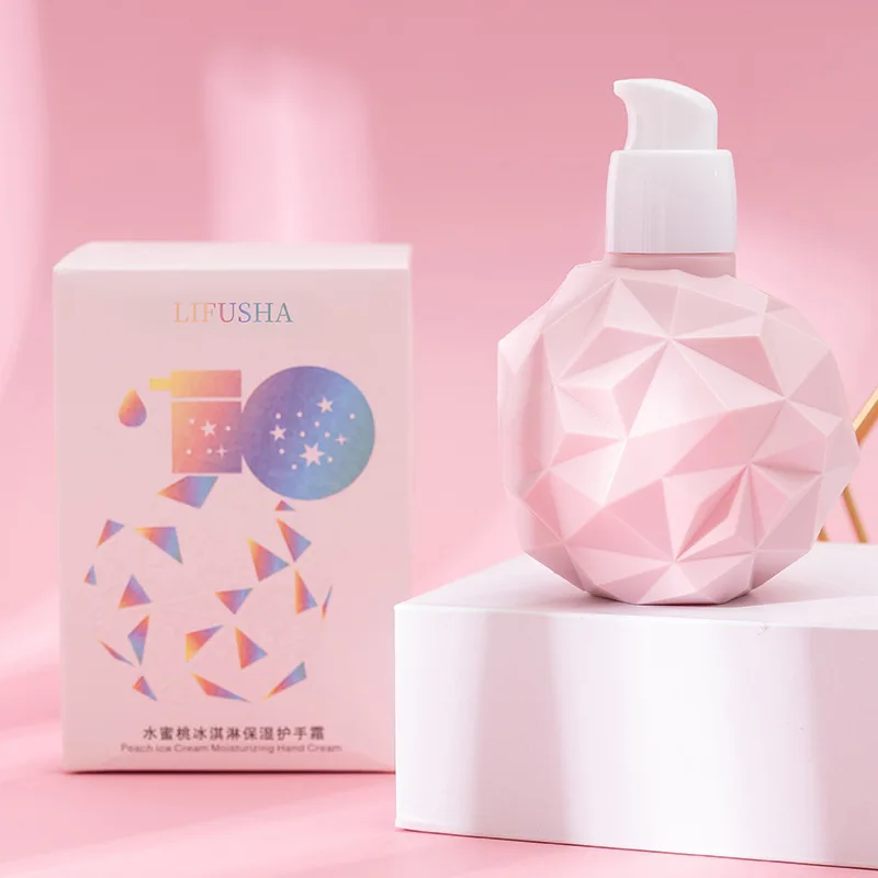 

Moisturizing Hand Cream peach anti dry crack moisturizing lasting fragrance Ice Cream Hand Cream Fashion