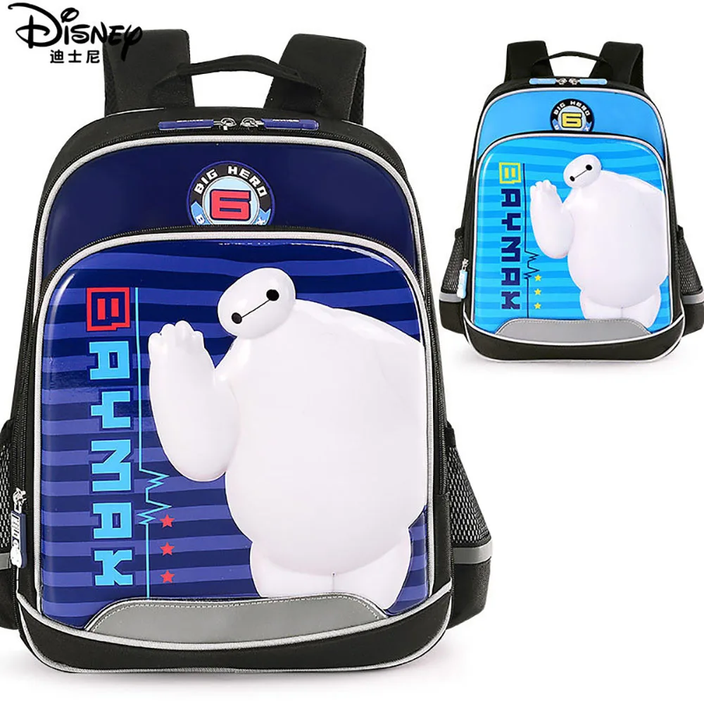 Детский Школьный рюкзак Disney, для мальчиков 1-3 классов, 6-12 классов, с рисунком Baymax
