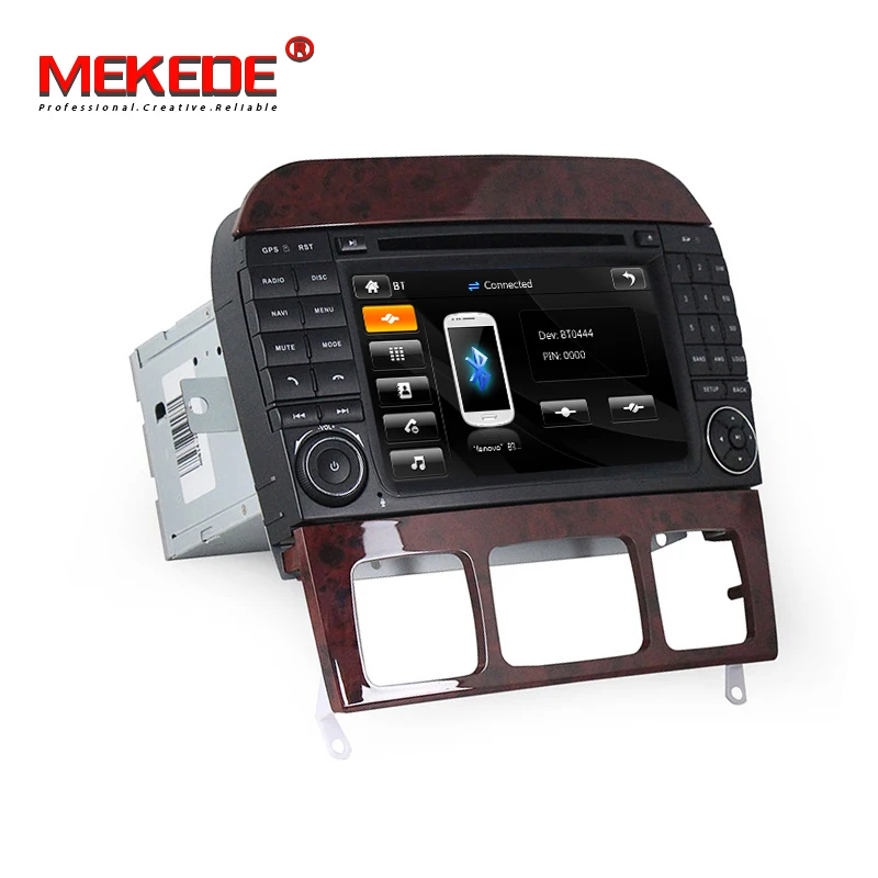 MEKEDE " автомобиля 2 DIN dvd-радио GPS Автомобильный мультимедийный плеер для Mercedes Benz S Class W215 W220 S320 S400 S420 S430 S280 S350
