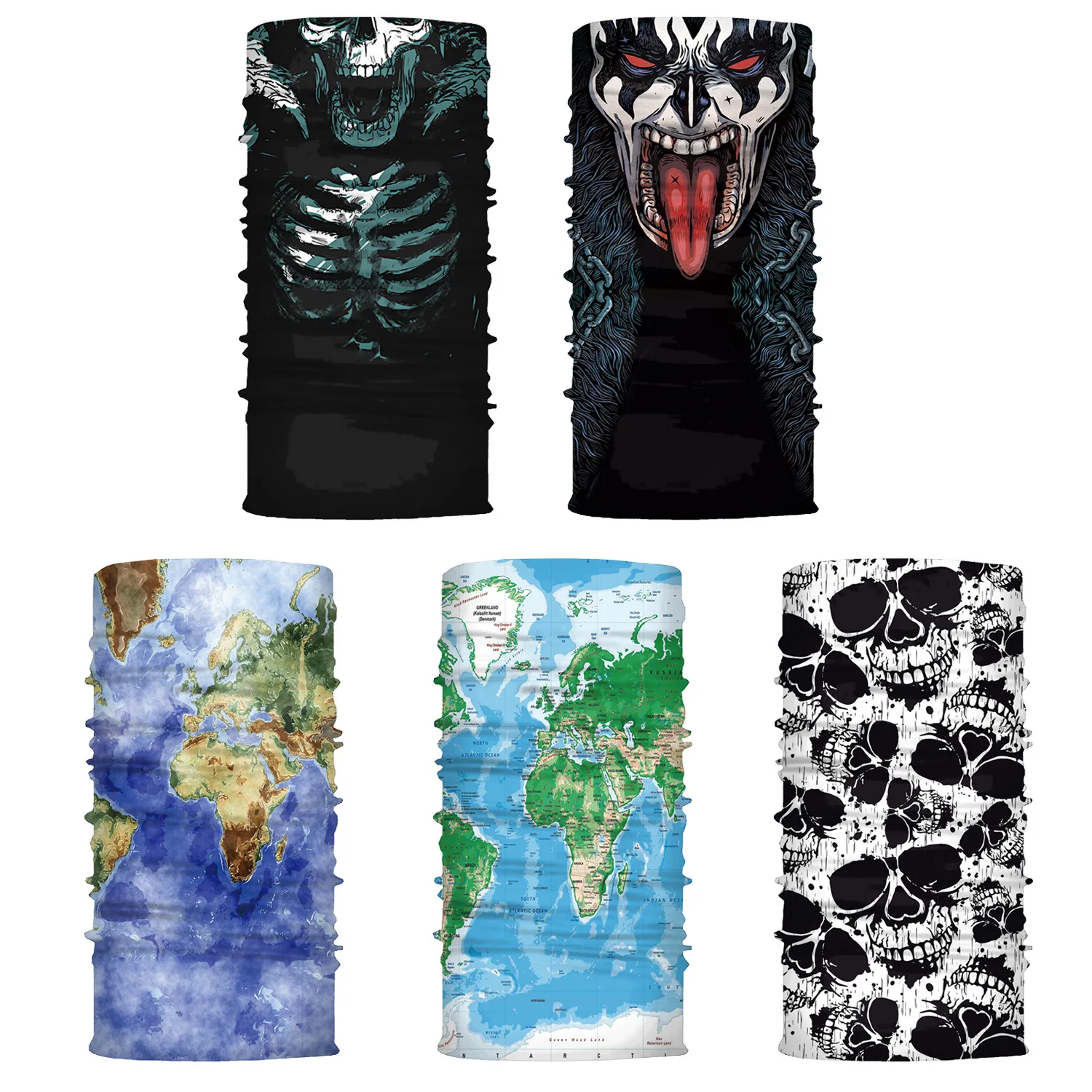 

Fashion Breathable Headband Neck Warmer Tube Bandana Scarf Outdoor Cycling Fishing Scarf Windproof Magic Turban Face Masks