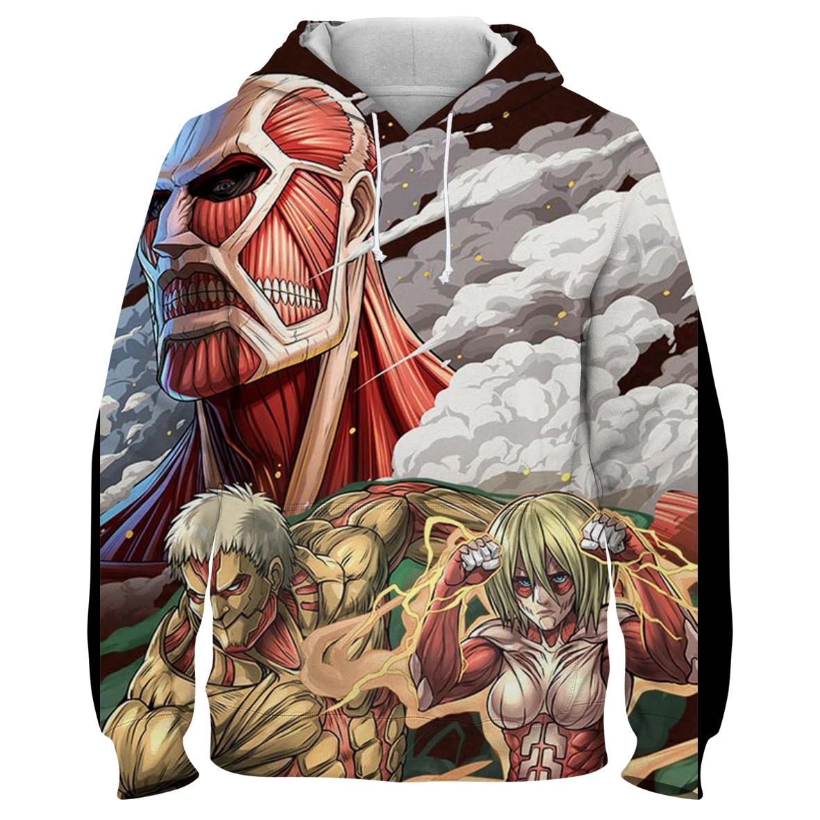 

Attack on Titan 3D Anime Mens Hoodies Streetwear Couple Boy Autumn 2021 Fashion Loose Cartoon Hoodie Sweatshirt Long Sleeve Tops