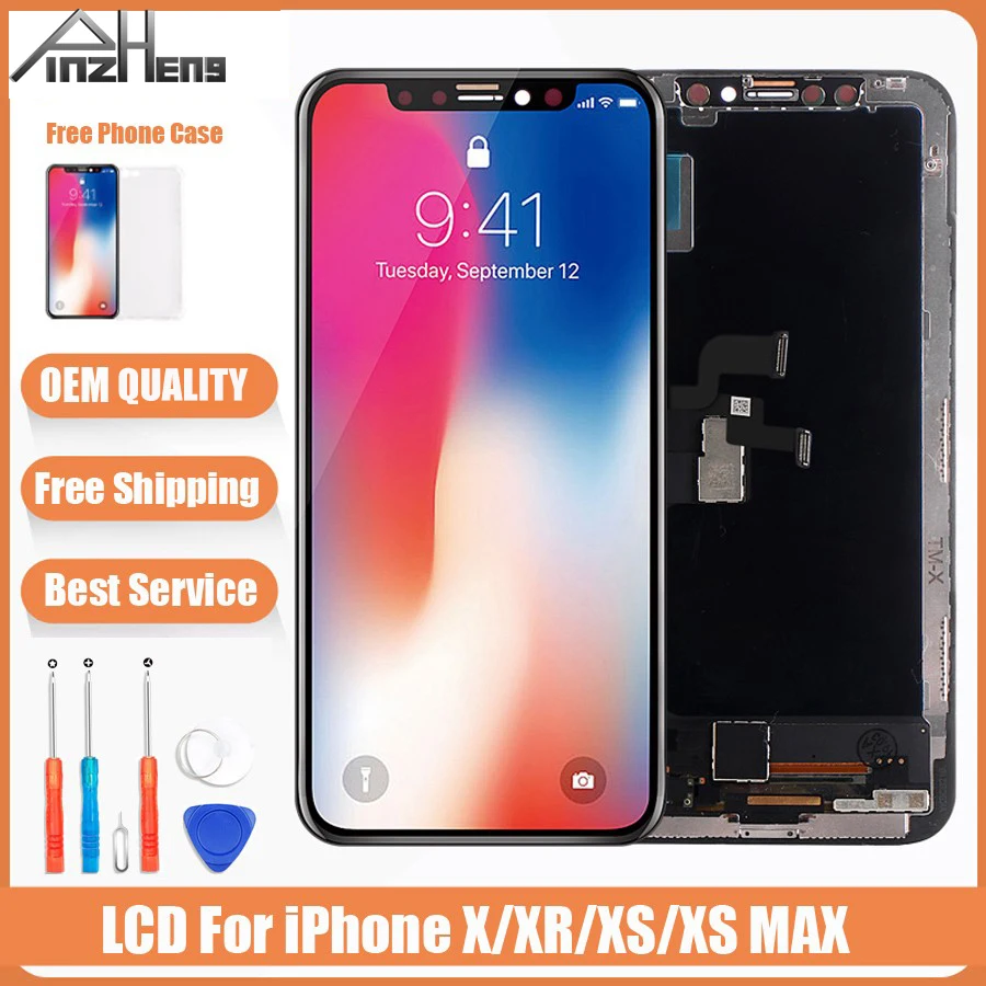 PINZHENG ЖК экран для iPhone X Xs Max XR дисплей Tianma OEM сенсорный LCDS с дигитайзером замена