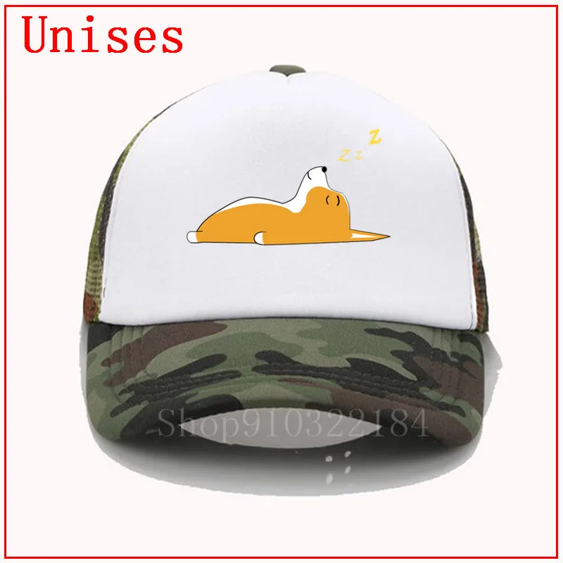 Corgi Dreams dad hats for men newest design family gift criss cross ponytail hat summer women sleep dog sweeitie animal | Аксессуары для
