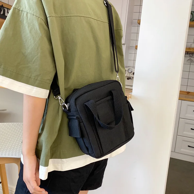 Сумки женские через плечо 2020 новые модные холщовые сумки-мессенджеры школьные