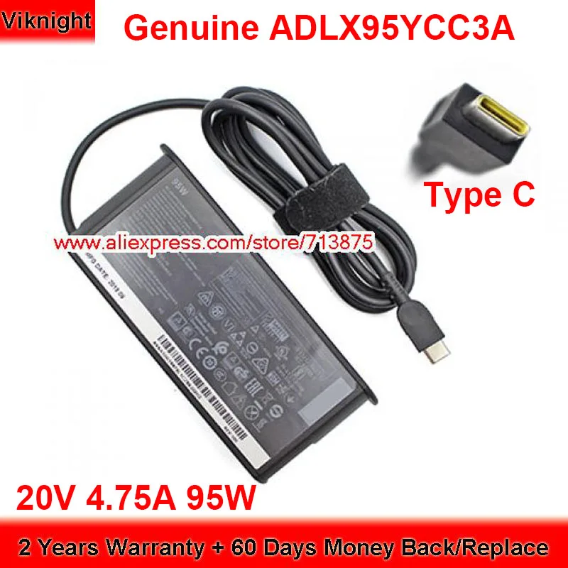 

Genuine ADLX95YCC3A 20V 4.75A AC Adapter 02DL132 for Lenovo YOGA X380 C740 THINKPAD Y740S Y740S-15IRH SA10R16878 T480S E480