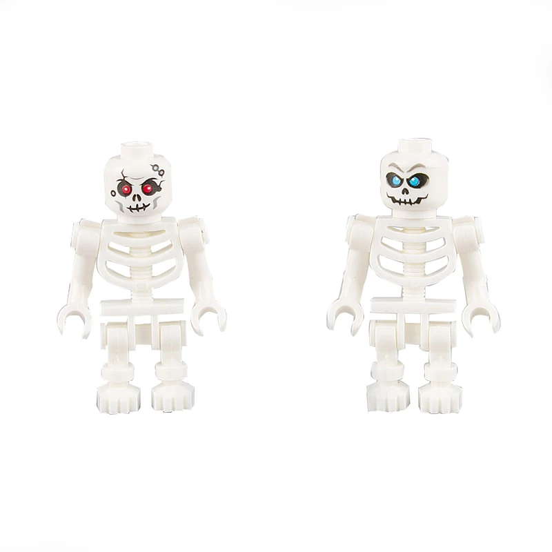 Город МОС скелет солдаты призрак зомби Хэллоуин экшн фигурки строительные блоки