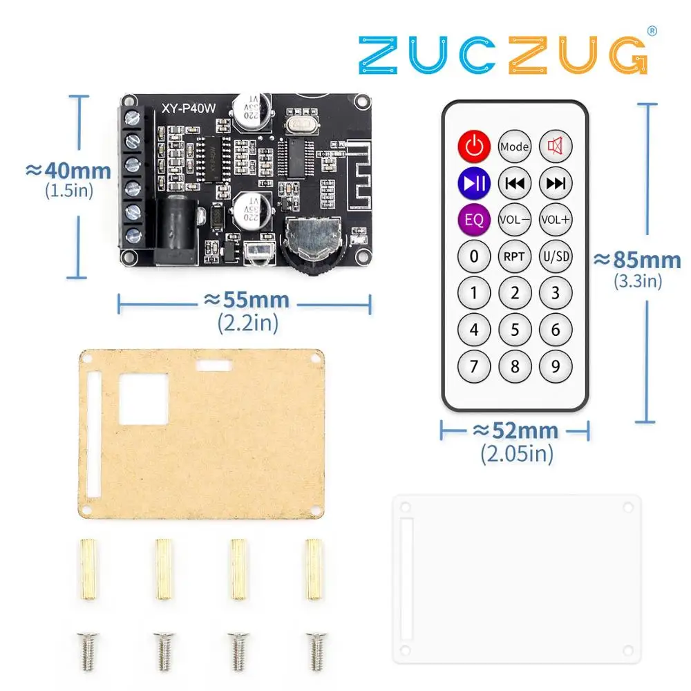 30 Вт/40 Вт Bluetooth 5 0 усилитель мощности аудио Плата стерео цифровой маленький с