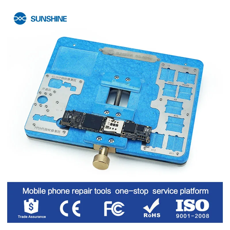 Sunshine телефон Универсальное крепление PCIE NAND CPU для iPhone XS/X/8/7/6S/6 отпечаток
