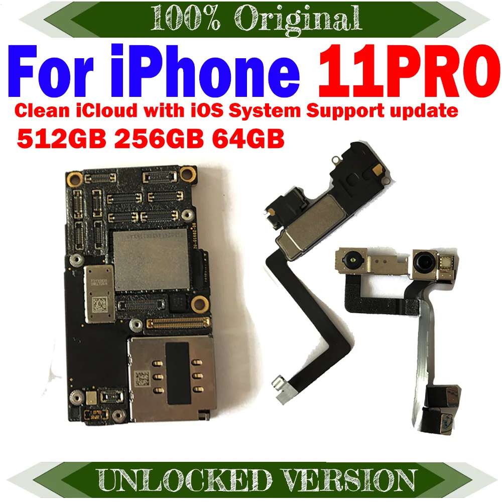 Материнская плата GlobalVersion для iPhone 11 Pro 64 ГБ 256 оригинальная Заводская материнская