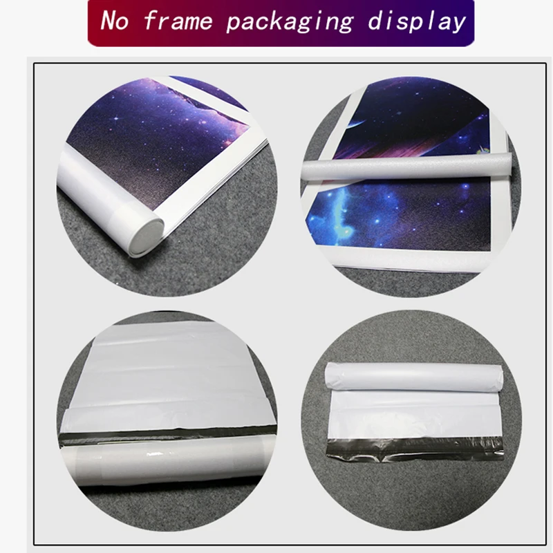 Винтажный парикмахерский инструмент для стрижки волос без рамки 5 шт. HD плакаты