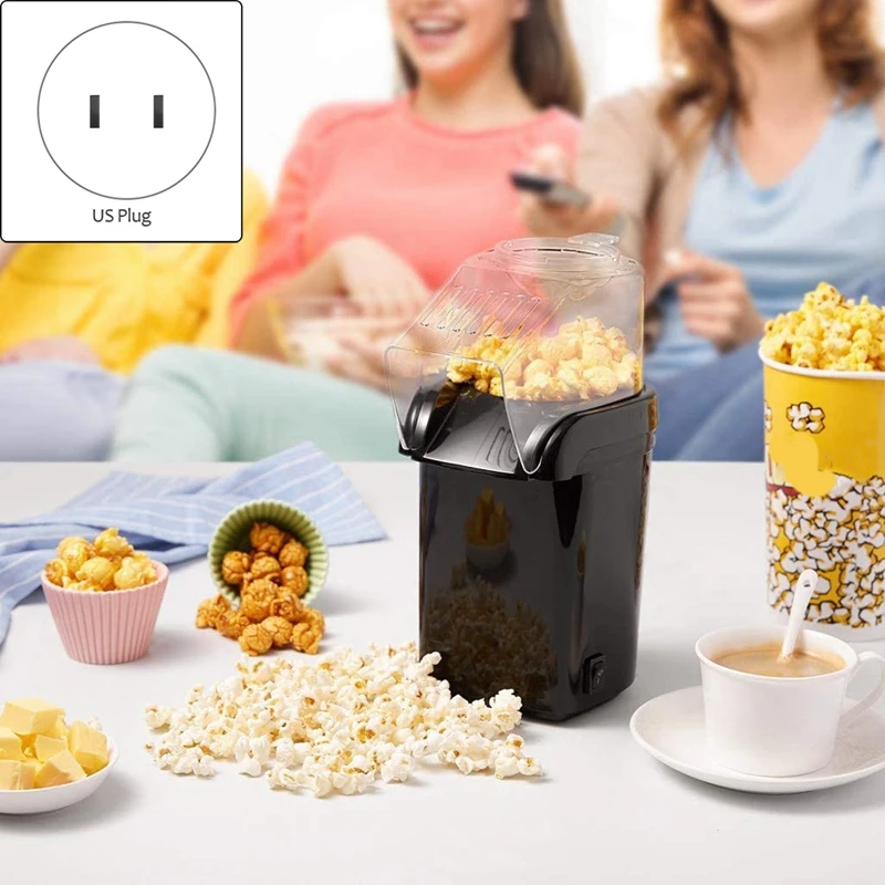 Popcorn Machine Removable Hot Air Popper Maker For Home No Oil Delicious Healthy Snack | Бытовая техника