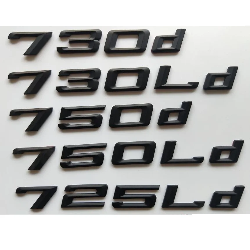 Для BMW 730d 735d 740d 745d 750d 755d 760d 777d 730Ld 735Ld 740Ld 745Ld 750Ld 755Ld 760Ld эмблема в багажнике|Эмблемы| |