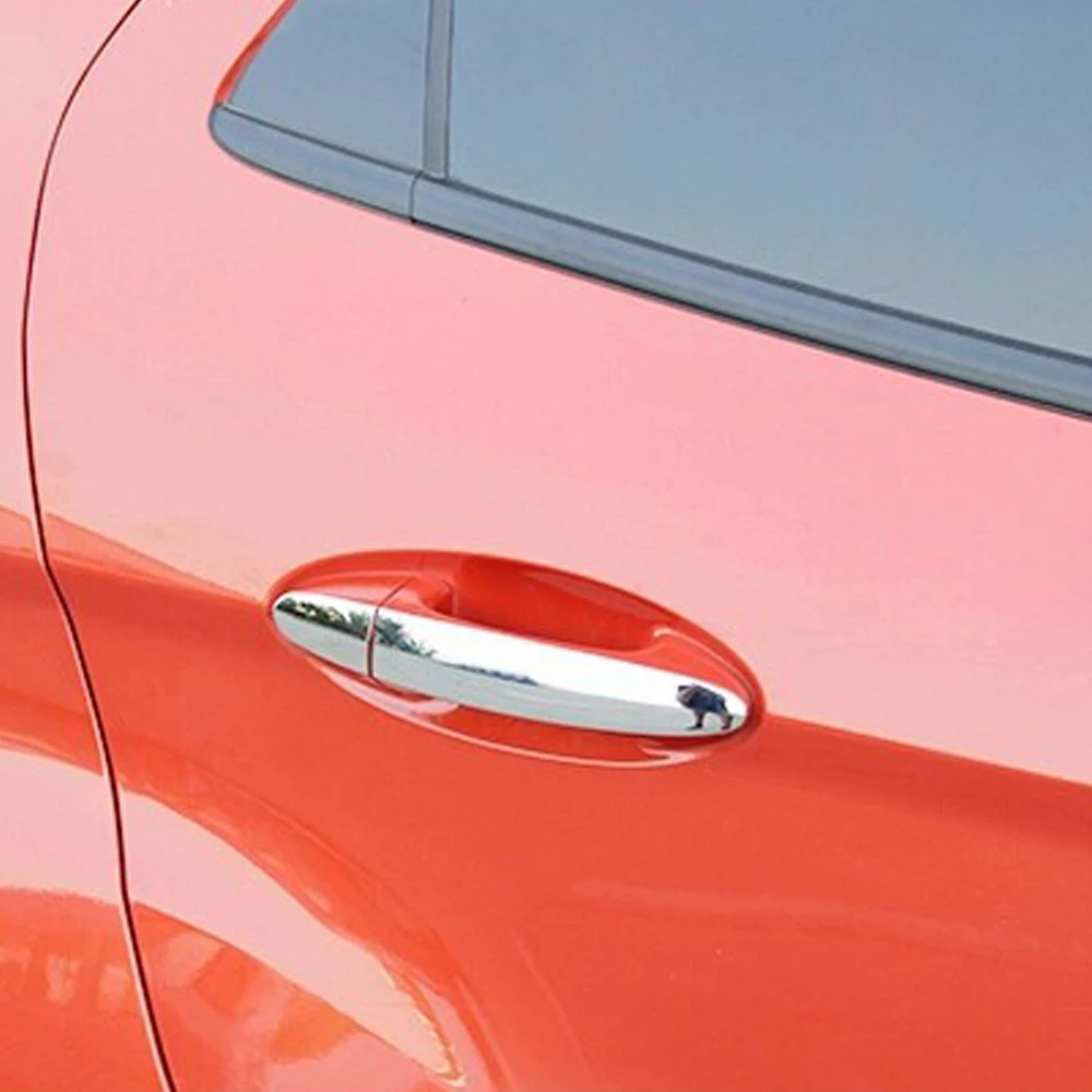 Наружная ручка двери автомобиля из АБС пластика и нержавеющей стали наклейка