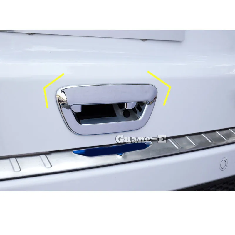 Для Jeep Compass 2017 2018 2019 2020 Стайлинг кузова автомобиля ABS хромированная Задняя ручка