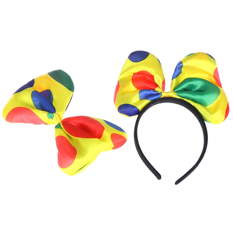 1 шт. вечерние забавные галстуки бабочки в крупный горошек клоунский галстук для