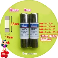 multimeter fuse tube 440ma 1000v dmm b 44100 r 10x35 bass for buss household electrical equipment safety accessories