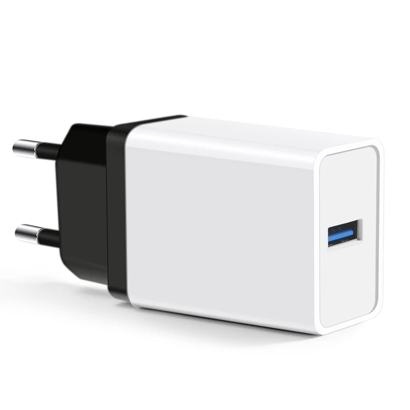 2-Ports Black Зарядное устройство USB 4 порта Quick Charge 3,0 для Samsung iPhone XiaoMi настенный мобильный телефон Универсальный адаптер Быстрая зарядка 4,0 CinkeyPro - Тип штекера: 2-Ports Black