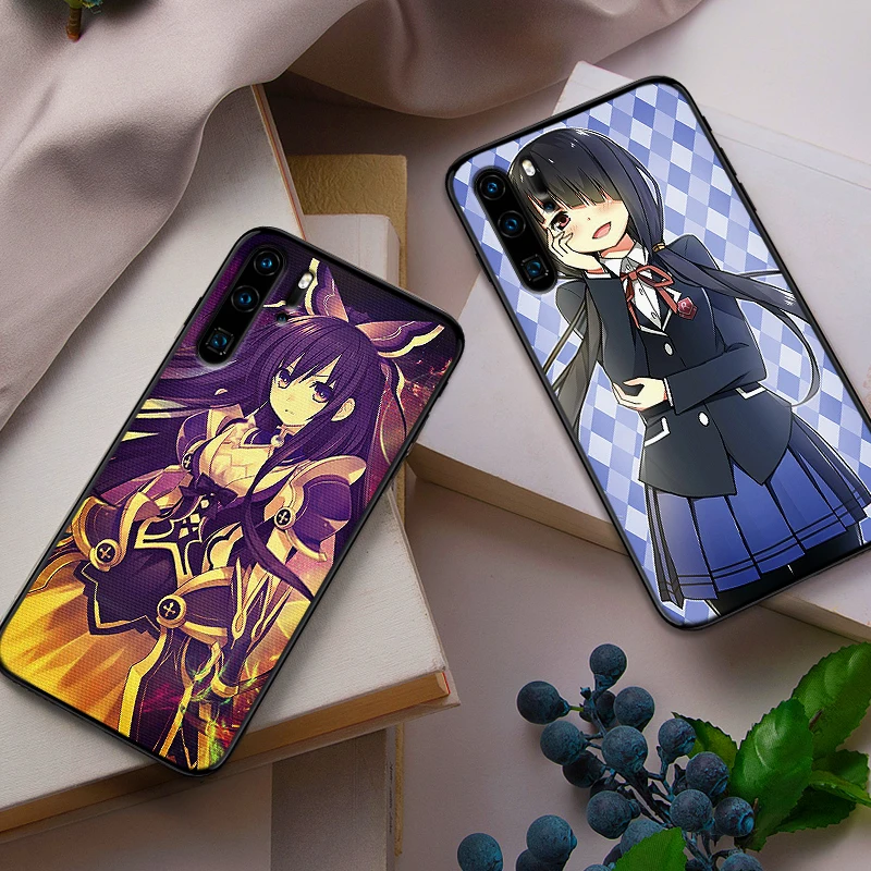 Date A Live Мягкий силикон для huawei P30 Lite Pro P Smart 2016 2019 P8 P9 P10 P20 TPU|Чехлы-накладки| |