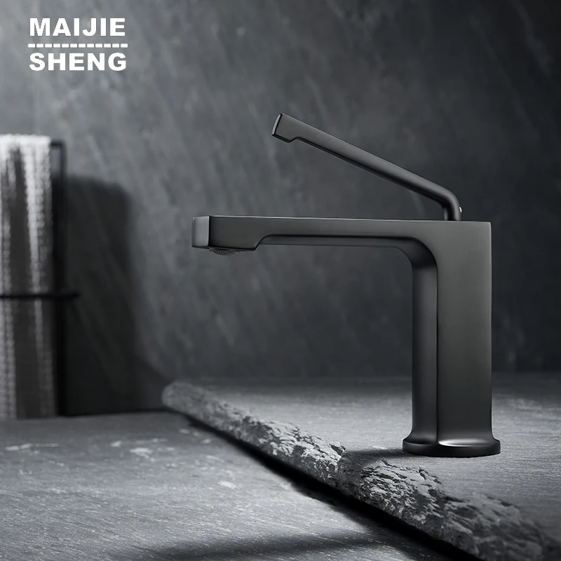 

Черный кран, кран, латунный кран, смесители для умывальника для ванной комнаты, черные смеситель для горячей и холодной воды одно отверстие