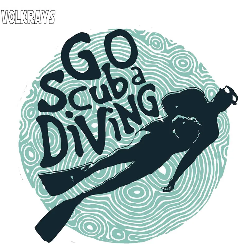 Volkrays забавные автомобильные наклейки аксессуары для подводного плавания