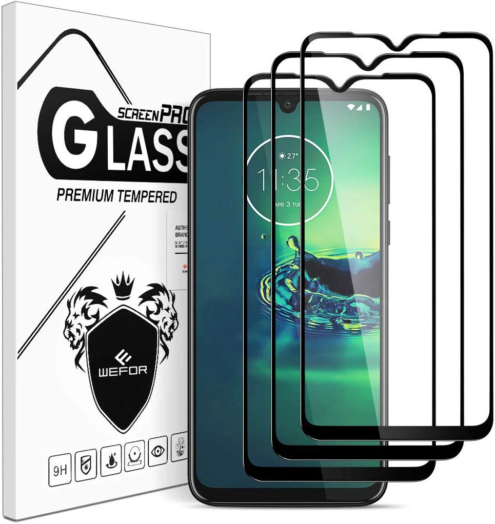 [3 шт. в упаковке] Защитная пленка из закаленного стекла для Motorola Moto Z4 PLAY Z3 Play One Vision