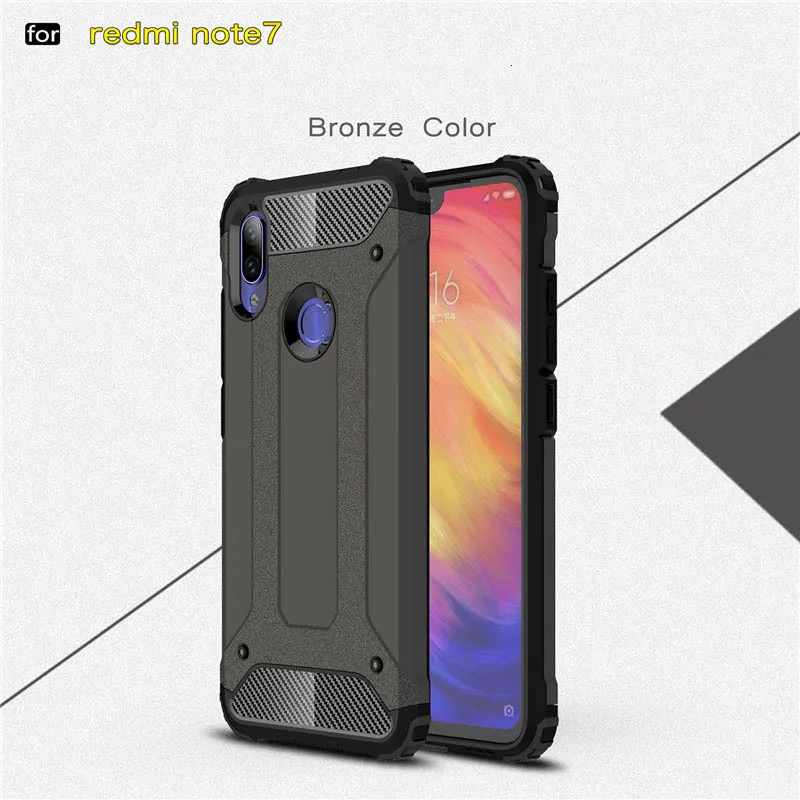 1000 шт Бронированный чехол s для Xiaomi Redmi Note 8 Pro Note 7 Note 6 5 Note 5A 4 4X3 противоударный чехол-гибрид для телефона двухслойный чехол