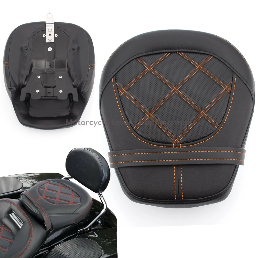 

Motorcycle Rear Passenger Pillion Seat Cushion For Harley Touring Road King Street Electra Glide Ultra Limited FLHR 2014-2021