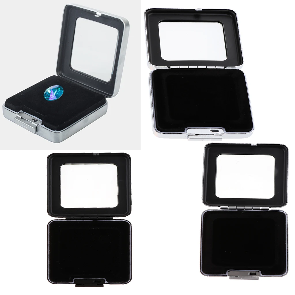 

Sturdy Rings Display Box with Transparent Lid for Personal&Stores Display