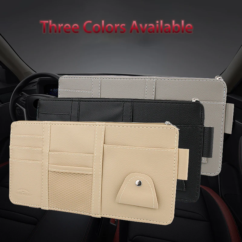 Автомобильный солнцезащитный козырек органайзер ручка для купюр фотоальбом