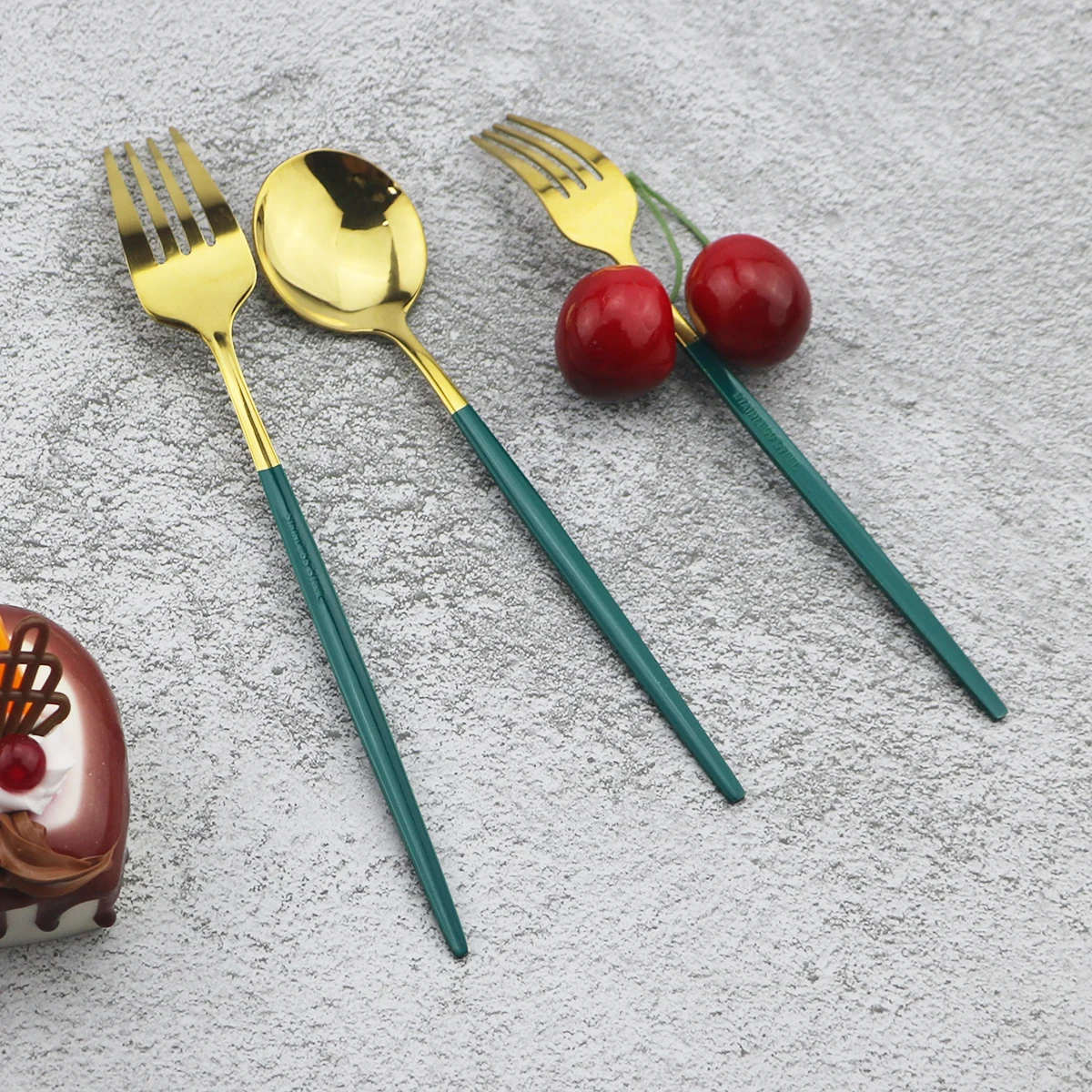 Горячая Распродажа Прямая поставка 20 шт. столовая посуда из нержавеющей стали 18/10