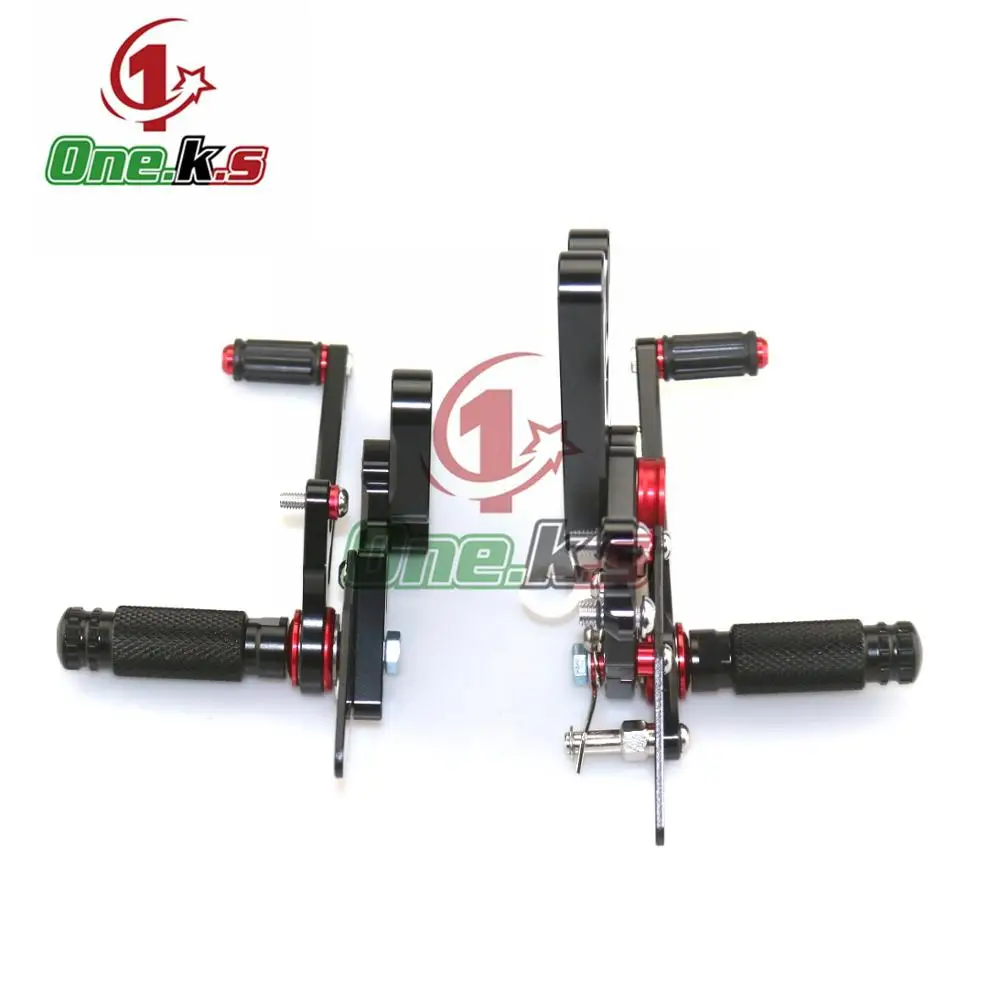 CNC мотоциклетные подножки Rearset задние Комплект для ног KAWASAKI Ninja400 ниндзя 400 2018 2019 2020