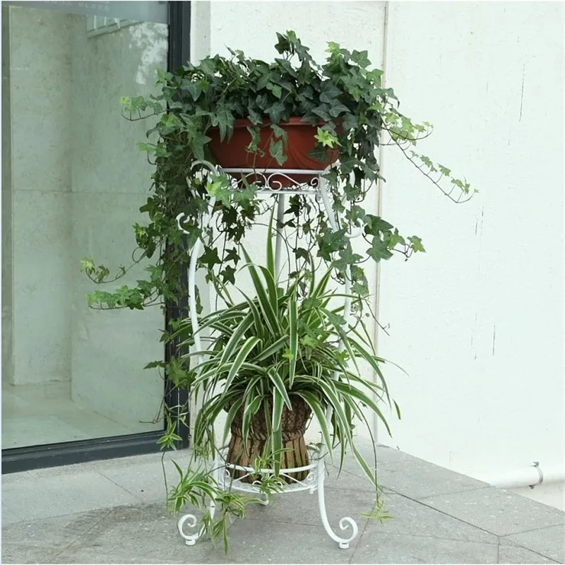 

Planten Standaard Dekoru Scaffali In Metallo A Ripiani Varanda Decoration Terrasse Shelf Balcon Balkon Balcony Flower Iron Rack