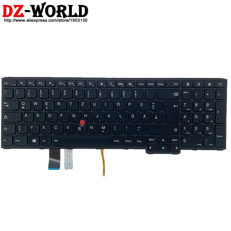 Новая Оригинальная немецкая клавиатура с подсветкой для ноутбука Lenovo Thinkpad S5 Yoga 15