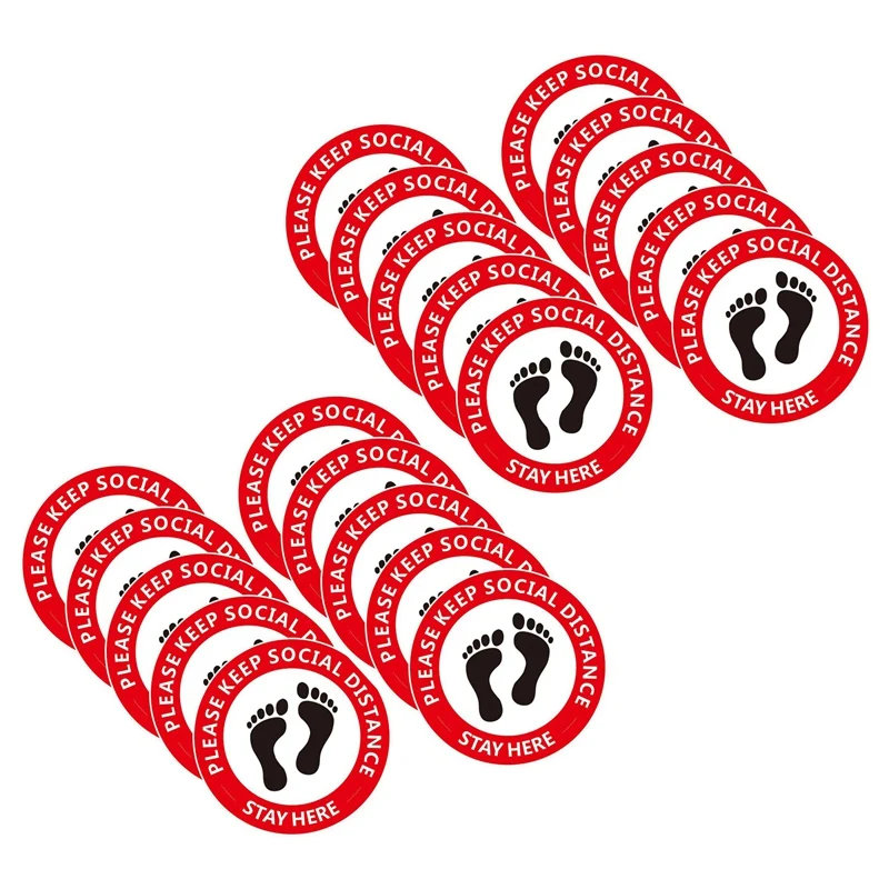 

Наклейки на пол с защитой от скольжения, 20 шт.