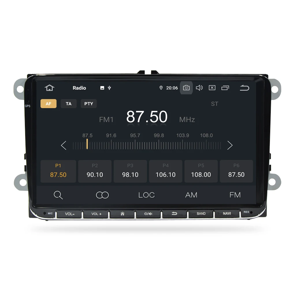 Автомобильная стереосистема 9 &quotHD Android 0 для Volkswagen Polo Golf Passat Eos кролик Сирокко Tiguan
