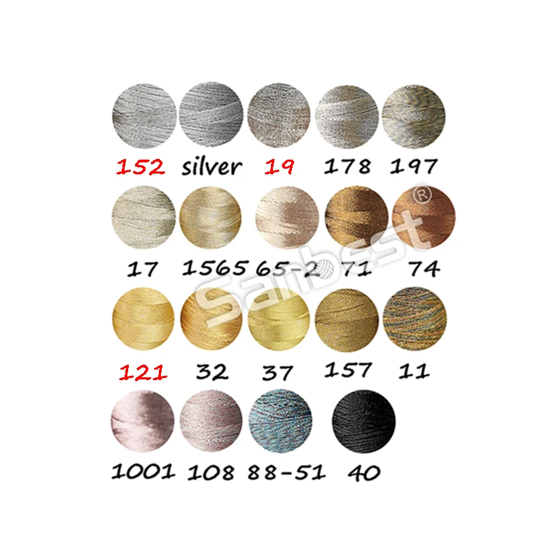 Новое поступление 4 шт. металлические плетеные нитки Sanbest для рукоделия браслет