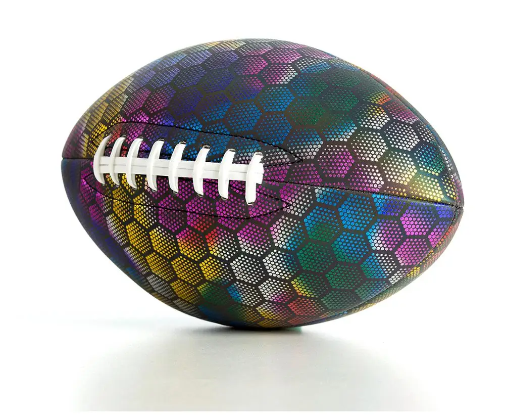 Светоотражающий мяч для регби американский футбол композитный материал из