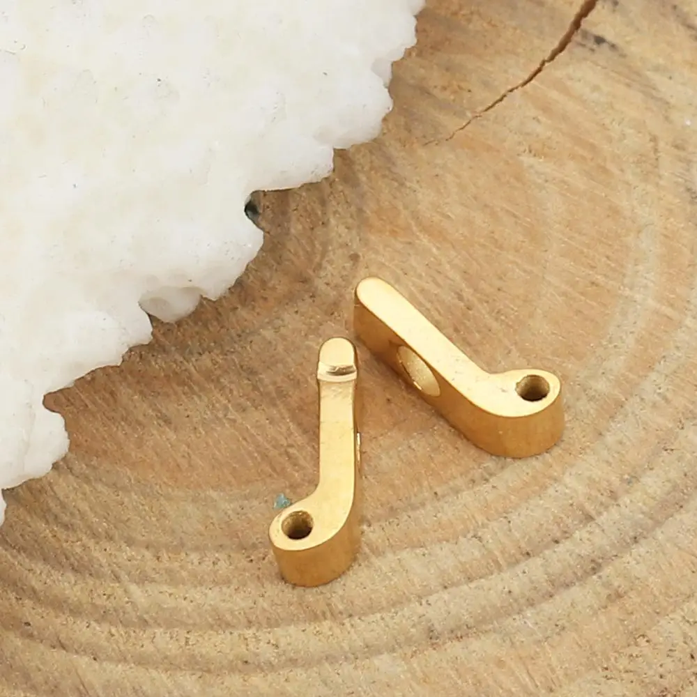 

DoreenBeads 304 Stainless Steel Spacer Beads Lowercase Letter Gold Metal Loose Beads Gold Color DIY Bracelets Jewelry Gifts,1PC