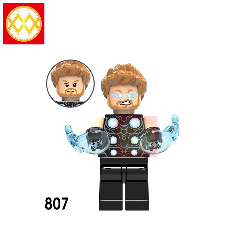 XH807thor Фильм Тор Ragnarok Odin Loki Hela Валькирия битва лошадь Frigga Hemidall Джейн Фостер Халк Sif строительные блоки кирпичная игрушка малыш - Цвет: XH807thor
